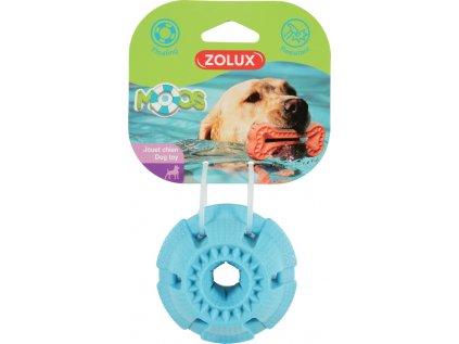 Hračka pes BALL MOOS TPR 8cm modrá Zolux