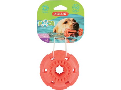 Hračka pes BALL MOOS TPR 9,5cm lososová Zolux