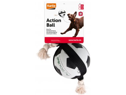Karlie Hračka pes Fotbalový míč přetahovací 22cm