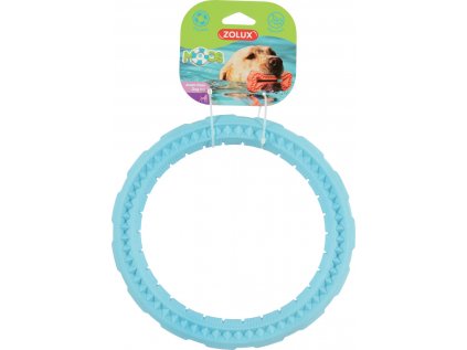 Hračka pes RING MOOS TPR 23cm modrá Zolux