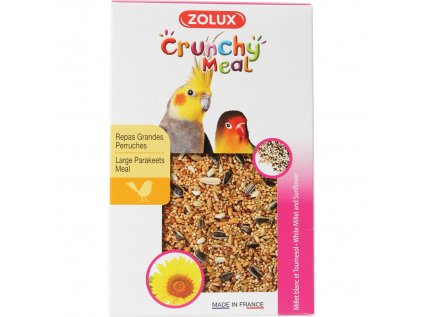 Krmivo pro ptáky CRUNCHY MEAL Large Parakeet800g Zolux