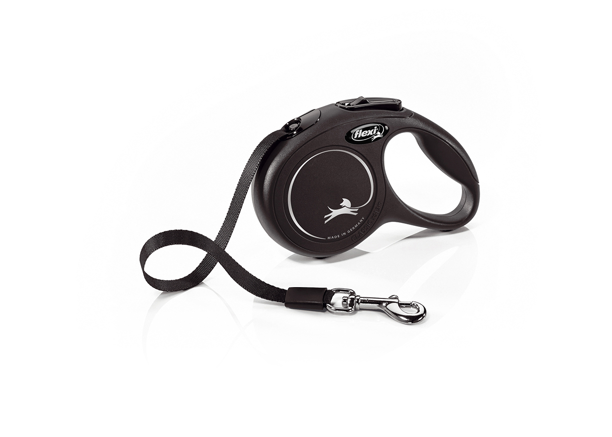 Vodítko Flexi New Classic XS pásek 3m/12kg černá