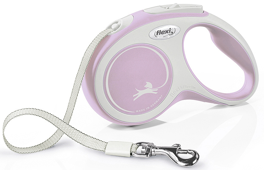 Vodítko FLEXI New Comfort XS pásek 3m/12kg růžové