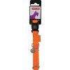 Obojek pes MAC LEATHER oranžová 20mm/38-50cm Zolux