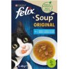 Felix Soup Original Cod & Tuna & Flounder 6 x 48 g