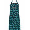 WAHL Paw Print Apron Black with Blue Paws
