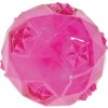 Hračka pes míček TPR POP BALL 6cm růžová Zolux