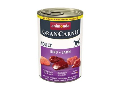 GRANCARNO Adult - hovädzie a jahňacie 400g