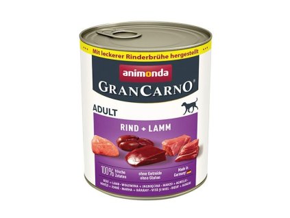GRANCARNO Adult - hovädzie a jahňacie 800g