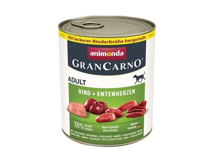 GRANCARNO Adult – hovädzie, kačacie srdce 800g