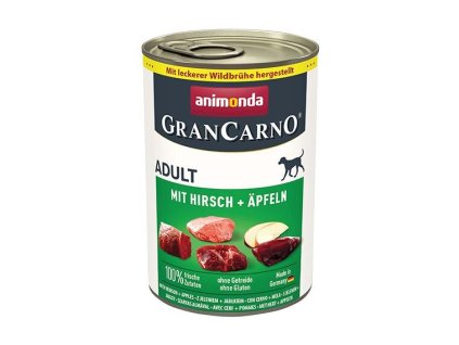 GRANCARNO Adult - s jelením mäsom a jablkami 400g
