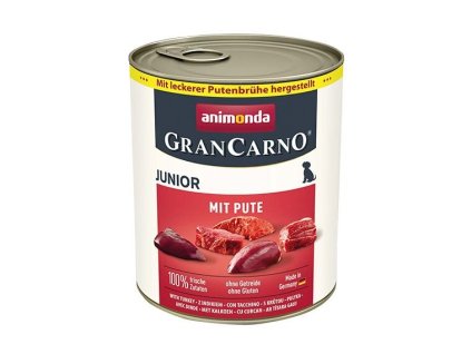 GRANCARNO Junior – s morčacím mäsom 800g
