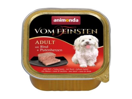 ANIMONDA paštéta ADULT – hovädzie, morčacie srdce pre psov 150g