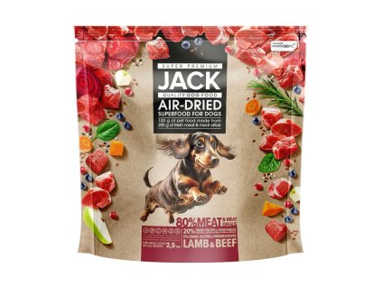 597787 Jack AirDried száraztáp, bárány marha 2,5kg