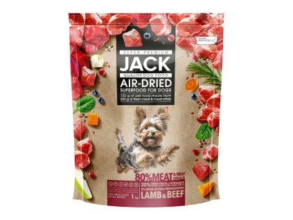 597770 Jack AirDried száraztáp, bárány marha 1kg