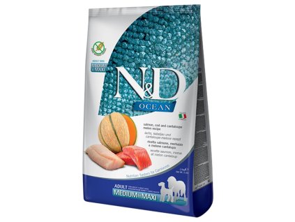 140997 pla farmina nndgrainfreecat ocean dog mediummaxi salmon cod cantaloupe melon 12kg hs 01 7