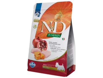 ND Dog Pumpkin Adult Mini kura a granátové jablko 2,5kg