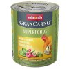 GRANCARNO Superfoods - kuracie, špenát, maliny, tekvicové semienka 800g