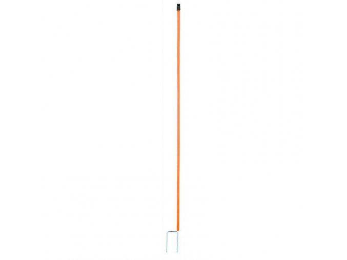 Tyčka náhradní k ohradníku pro drůbež 112 cm, 2 hroty, oranžová
