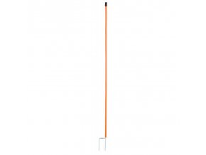 Tyčka náhradní k ohradníku pro drůbež 112 cm, 2 hroty, oranžová