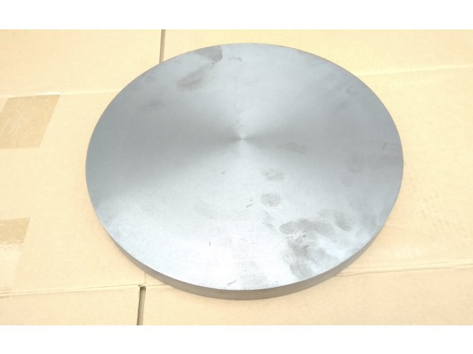 Brusný kotouč 350 mm - Litinový kotouč na broušení minerálů a skla. Čelní kotouč na rovinné broušení a leštění. Bruska na acháty, minerály a sklo