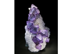 Fluorite on Quartz, china