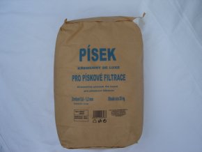 Filtrační křemičitý písek 0,6 - 1,2 mm