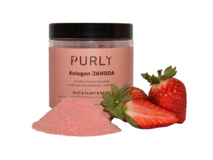 Purly kolagen jahoda 200g