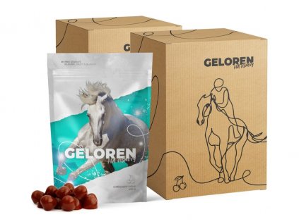 2x Geloren HA 1350g višňový (2x90 ks) balení á 1225 Kč