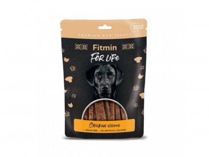 ffl dog treat chicken stripes 70g