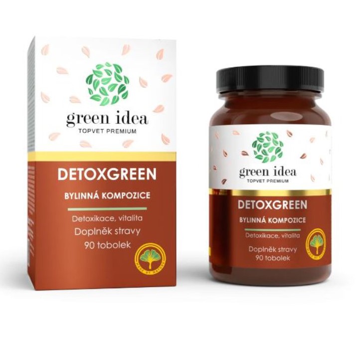 GREEN IDEA, Detoxgreen bylinná kompozice 90 tablet