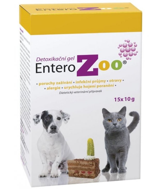 Bioline Products - Entero ZOO detoxikační gel 15x10g balení: 15 x 10g