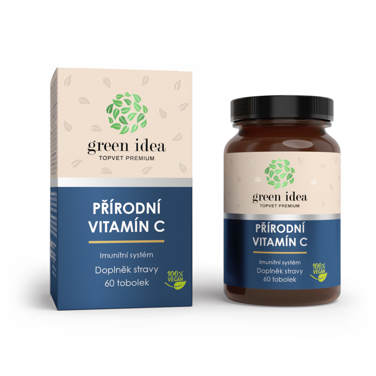 green idea Vitamín C přírodní 60 tobolek
