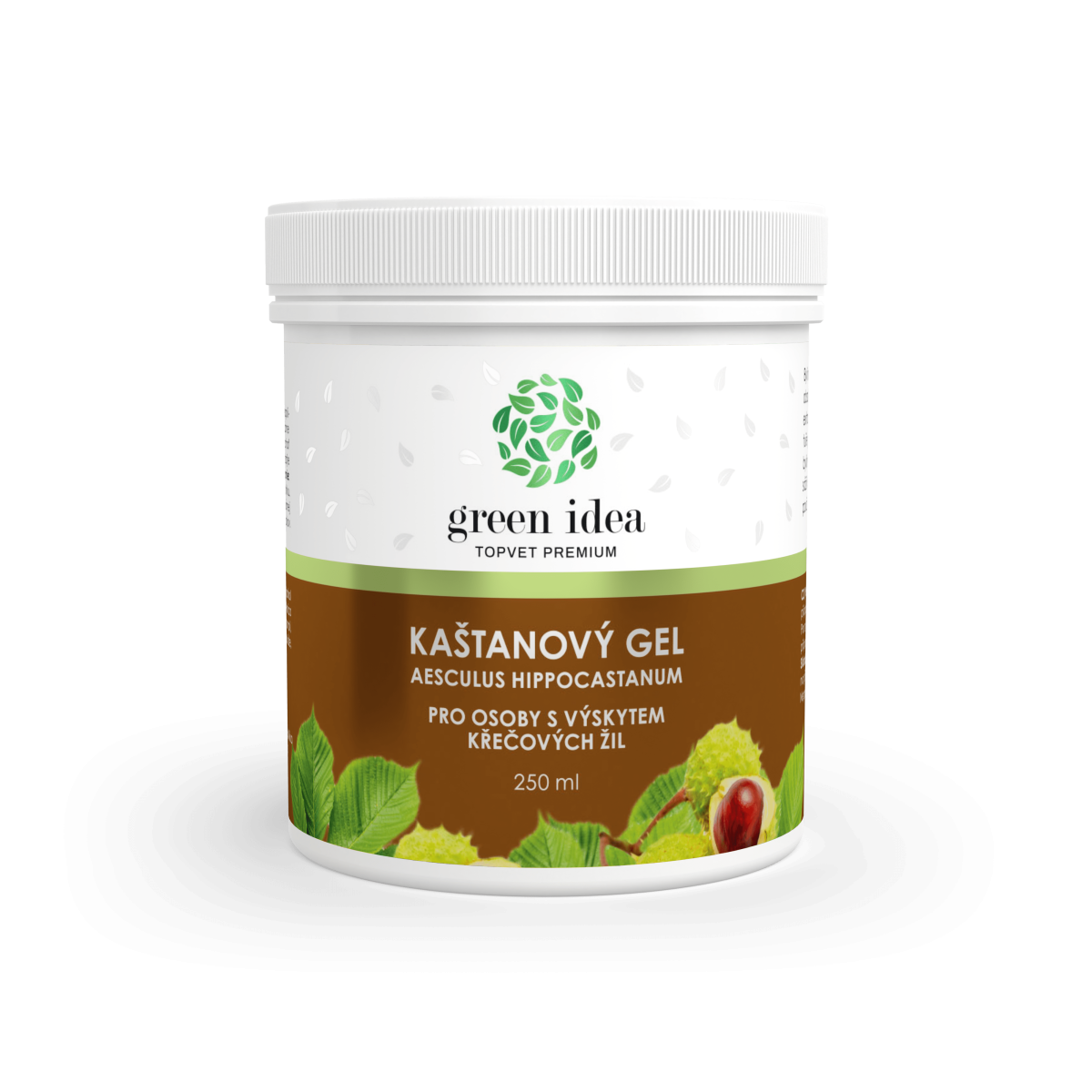 Green idea Kaštanový gel – na křečové žíly 250ml