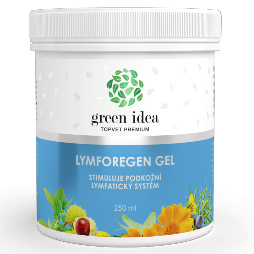 Topvet green idea Lymforegen masážní gel 250ml