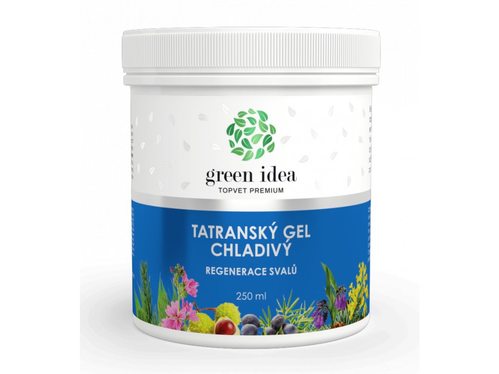 Topvet green idea Tatranský bylinný gel chladivý 250ml