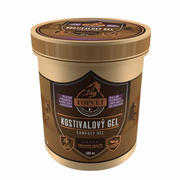 Topvet Kostivalový gel pro koně 500ml