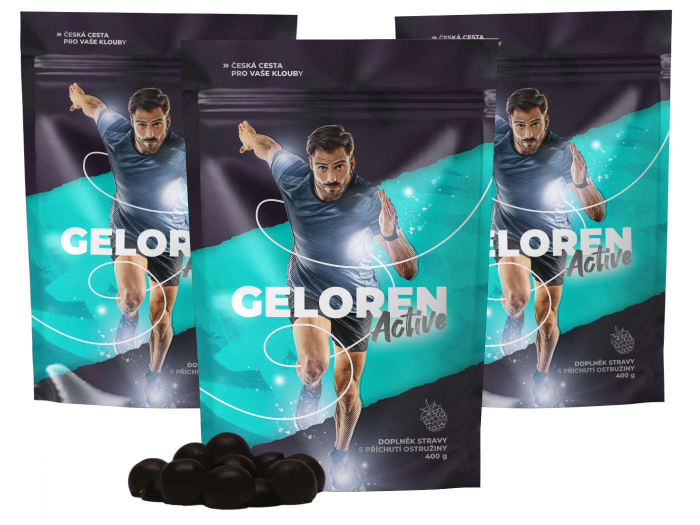 Contipro 3x Geloren ACTIVE ostružina 400g (3x90 tbl)