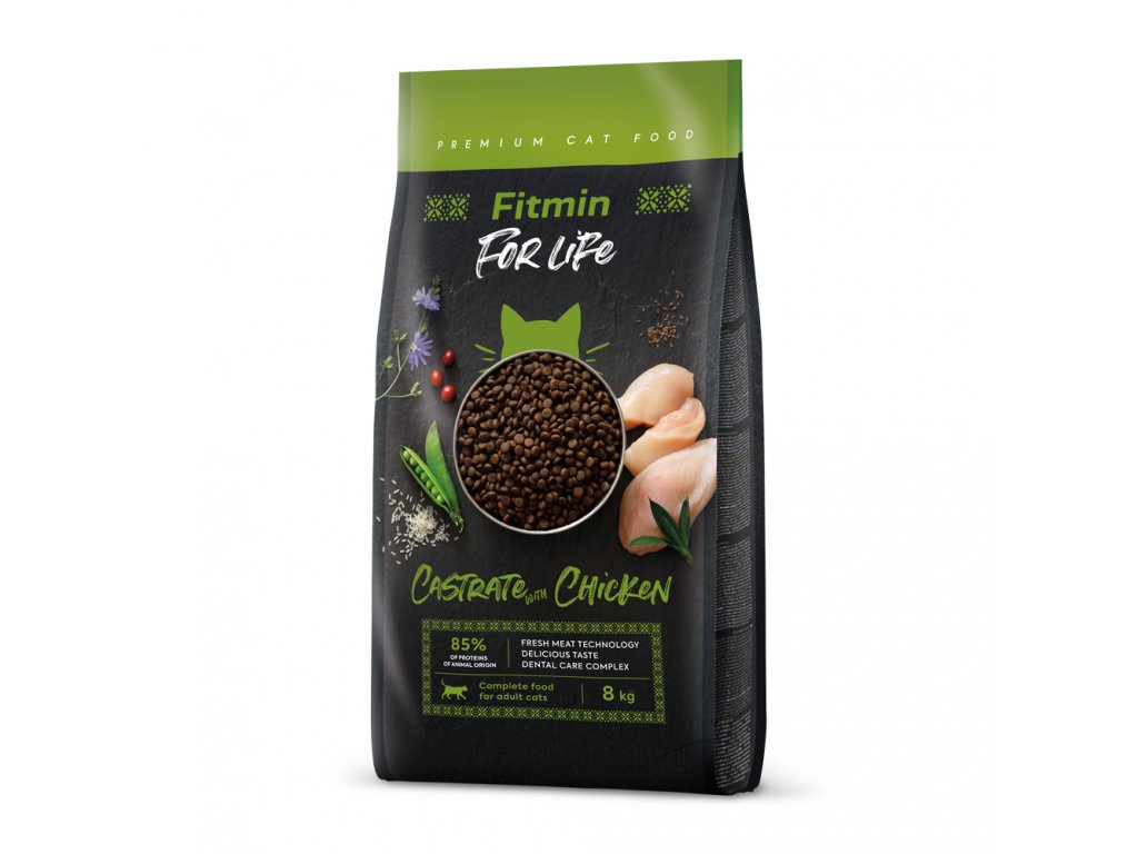 Fitmin FFL Castrate chicken krmivo pro kočky balení: 8 kg