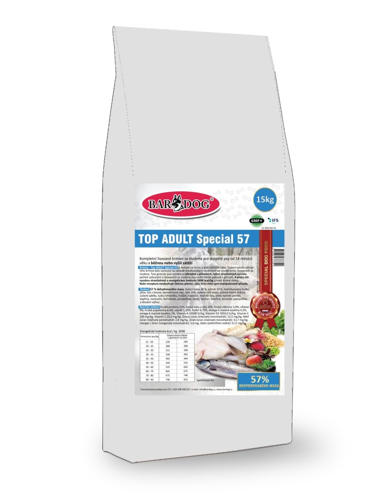 Bardog TOP Adult Speciál 57 lisované Hmotnost: 15+1 kg
