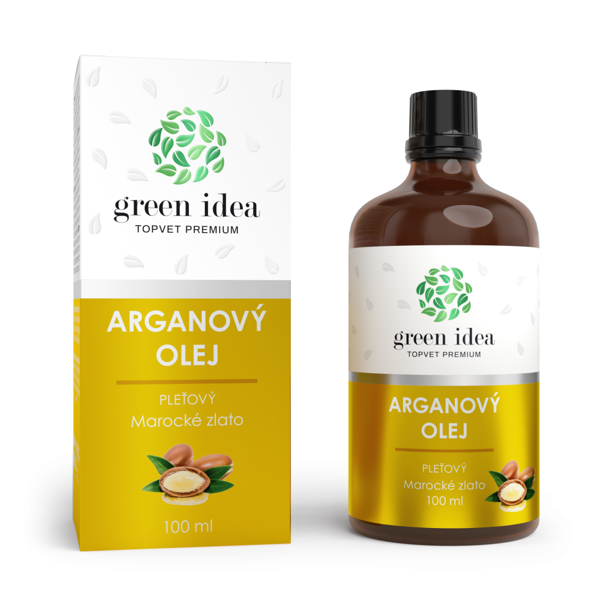 Levně Topvet green idea Arganový pleťový olej 100ml