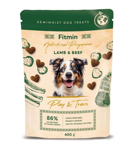 Fitmin Play and Train Lamb 400g