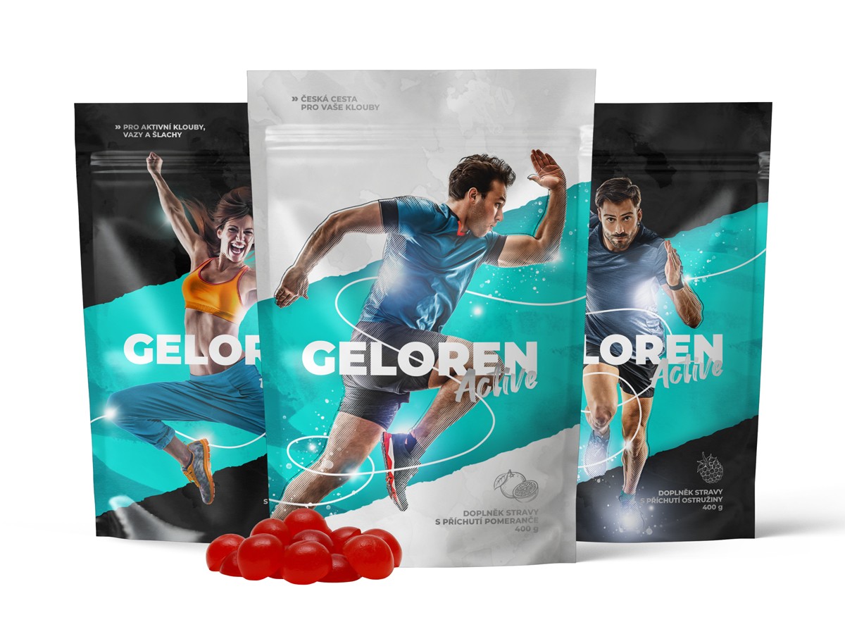 Contipro Geloren Active mango & pomeranč & ostružina 1210g
