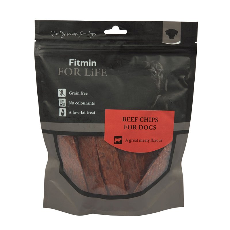 Fitmin FFL dog treat beef chips 400g