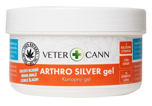 Vetercann Arthro silver Konopný gel 100ml