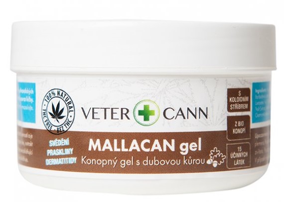 Vetercann Mallacan gel s konopím a dubovou kůrou balení: 100ml