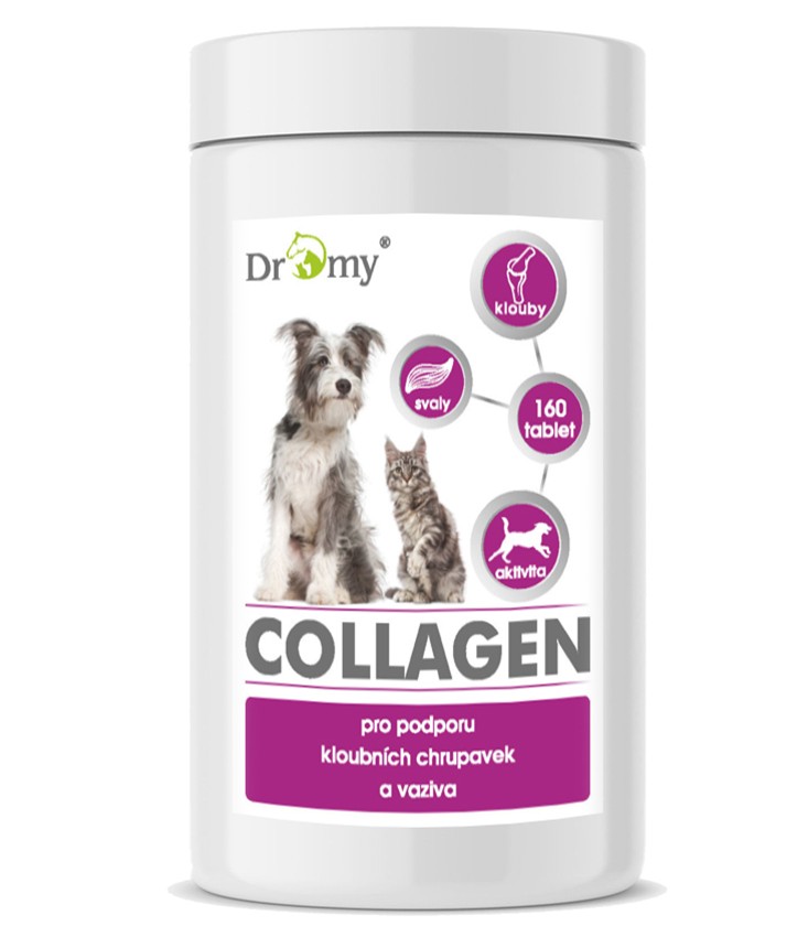 Dromy Collagen pro psy 160 tbl.