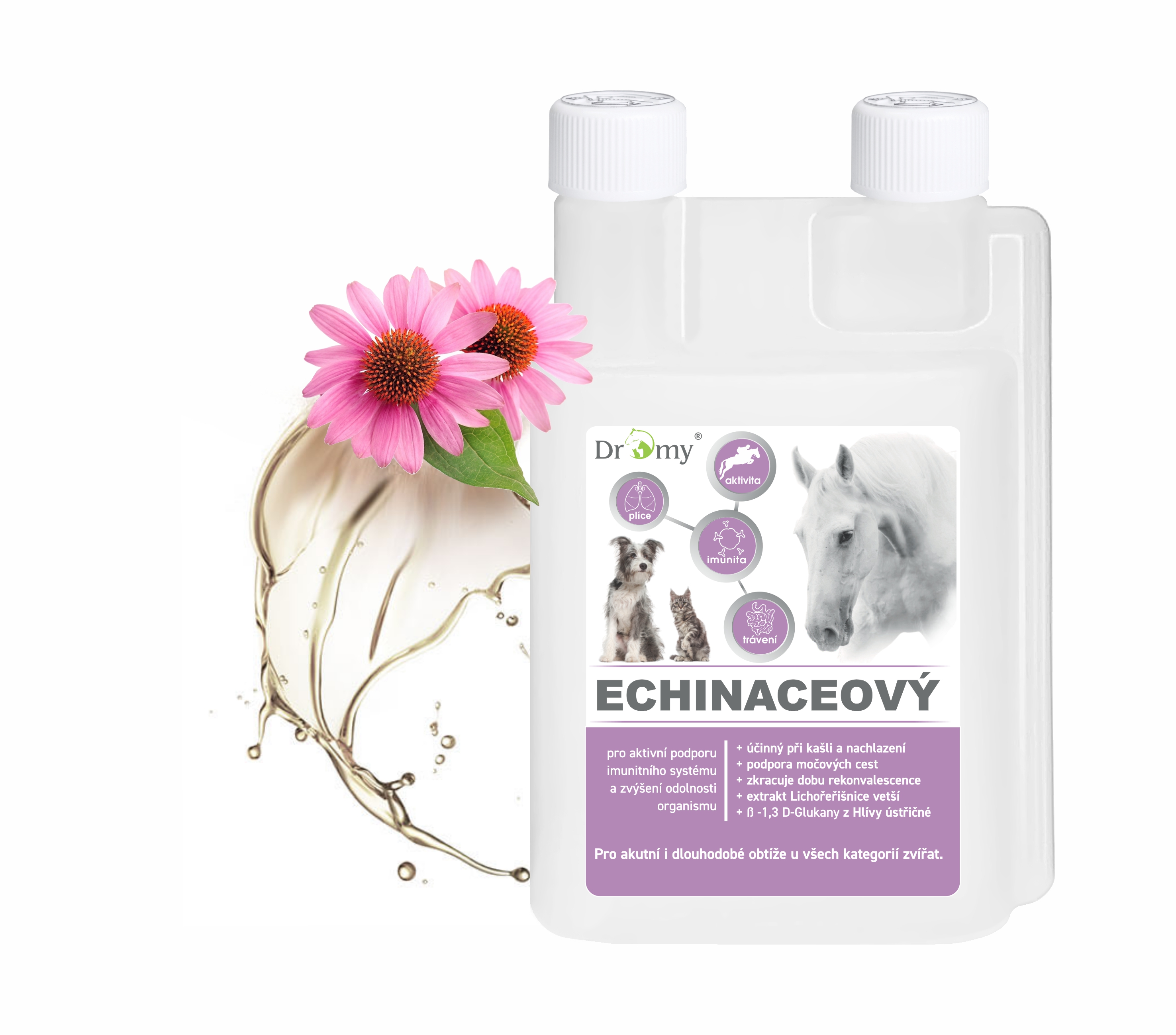 Dromy Echinaceový sirup 1000 ml