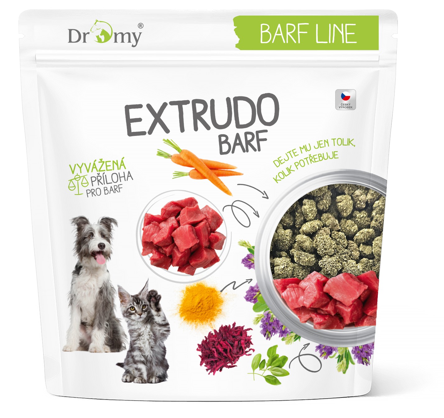 Dromy Extrudo Alfalfa fibre 1000 g