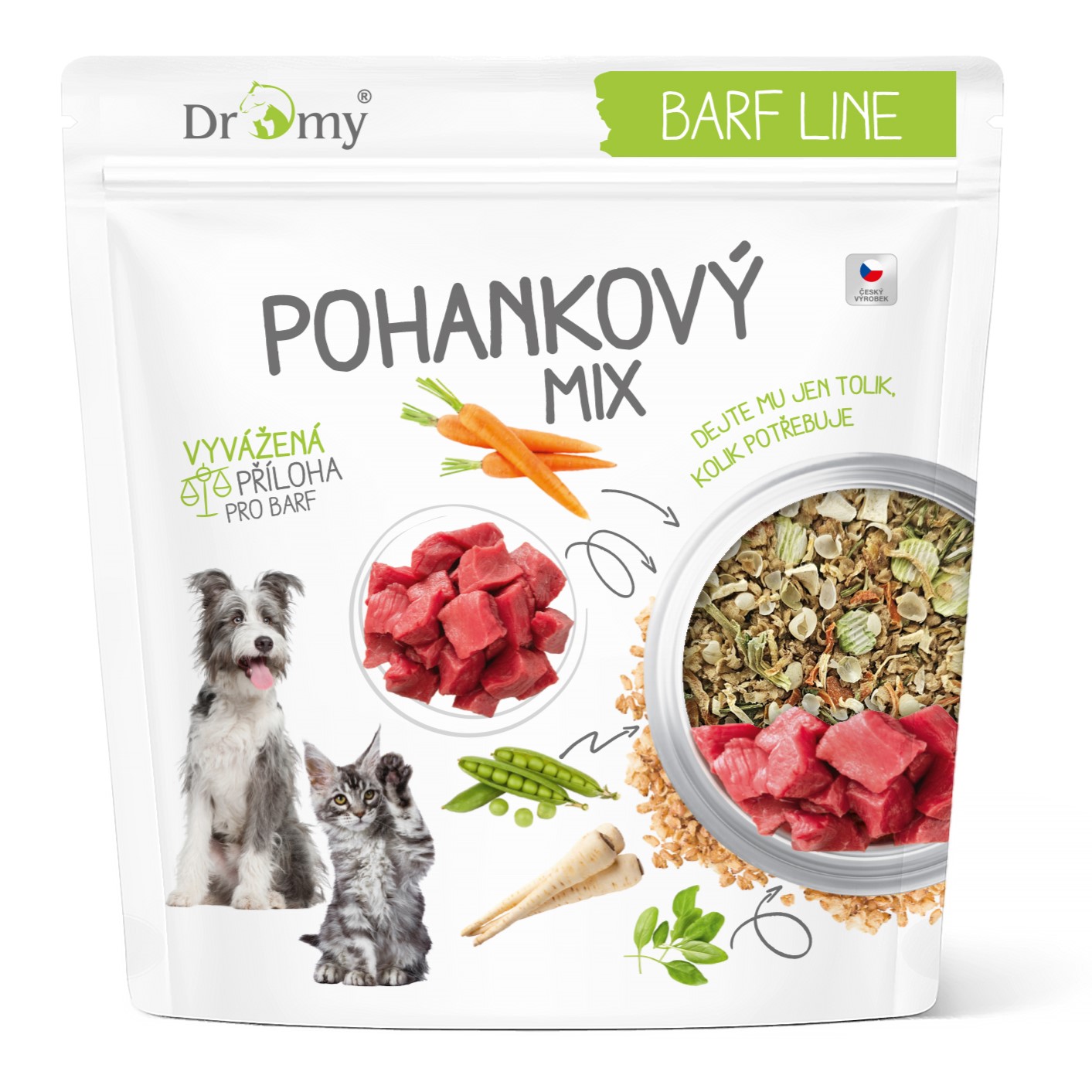 Dromy instantní pohankový mix se zeleninou 1000 g